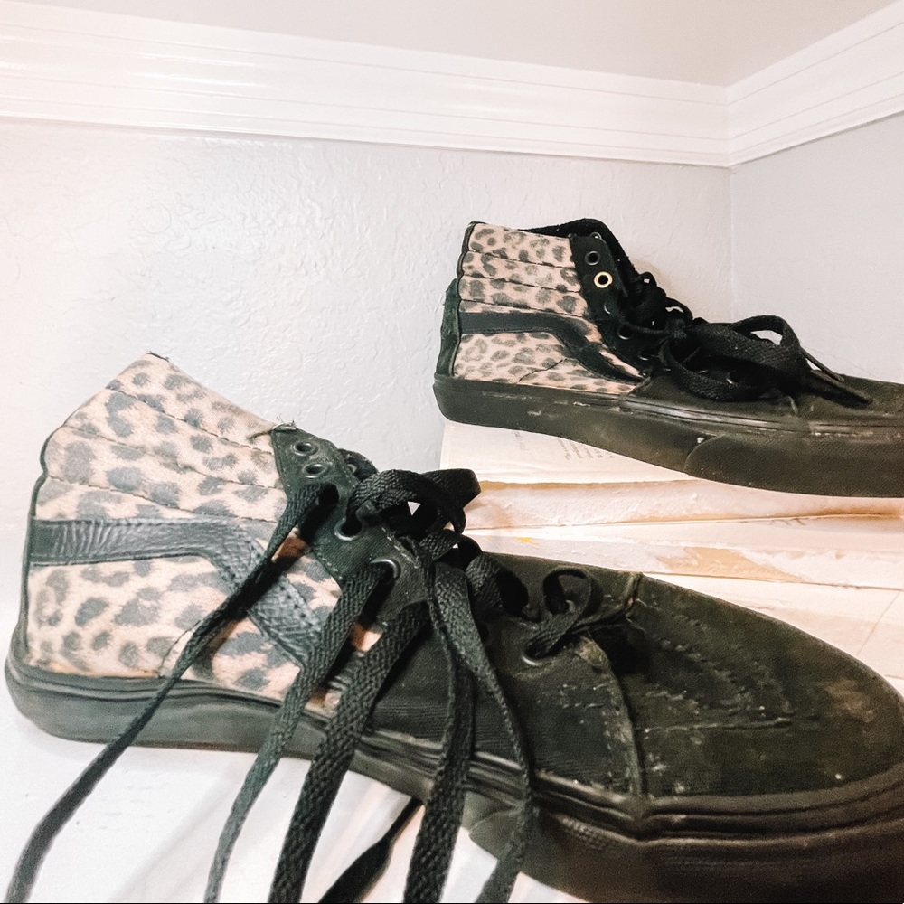 Cheetah black vans